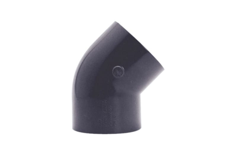 PVC-kulma Planet Pool 45° Ø 50 mm, undefined