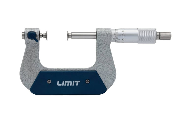 Ulkomikrometri Limit MME 50 mittakärjillä 6kpl 25-50 mm - Tarkkuusmitta