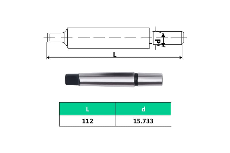Poran pikaistukka MT2-B16 13 mm kiristysalue - Talo & remontointi - Työkalut & koneet - Työkalu- & konetarvikkeet - Pora & poraustarvikkeet