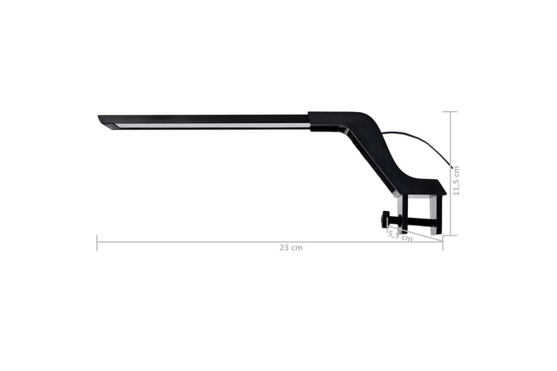 Akvaarion LED-valo kiinnittimillä 25-45 cm & valkoinen - Urheilu & vapaa-aika - Eläimille - Kala & matelija - Akvaarion sisustus & tarvikkeet - Akvaarion valaistus