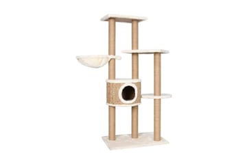 Kissan kiipeilypuu raapimispylväällä 126 cm meriheinä - Beige - Urheilu & vapaa-aika - Eläimille - Kissa - Kissojen kalusteet - Raapimispuu & kiipeilypuu