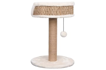Kissan kiipeilypuu raapimispylväällä 49 cm meriheinä - Beige - Urheilu & vapaa-aika - Eläimille - Kissa - Kissojen kalusteet - Raapimispuu & kiipeilypuu