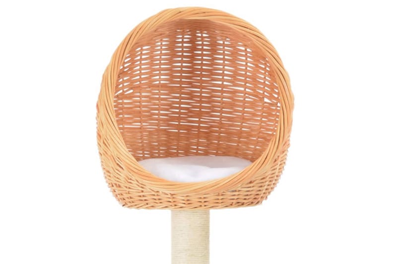 Kissan kiipeilypuu sisal-pylväällä luonnollinen paju - Ruskea - Urheilu & vapaa-aika - Eläimille - Kissa - Kissojen kalusteet
