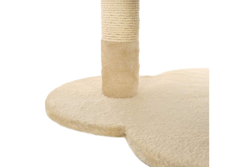 Kissan kiipeilypuu sisal-pylväällä 50 cm beige ja ruskea - Monivärinen - Urheilu & vapaa-aika - Eläimille - Kissa - Kissojen kalusteet