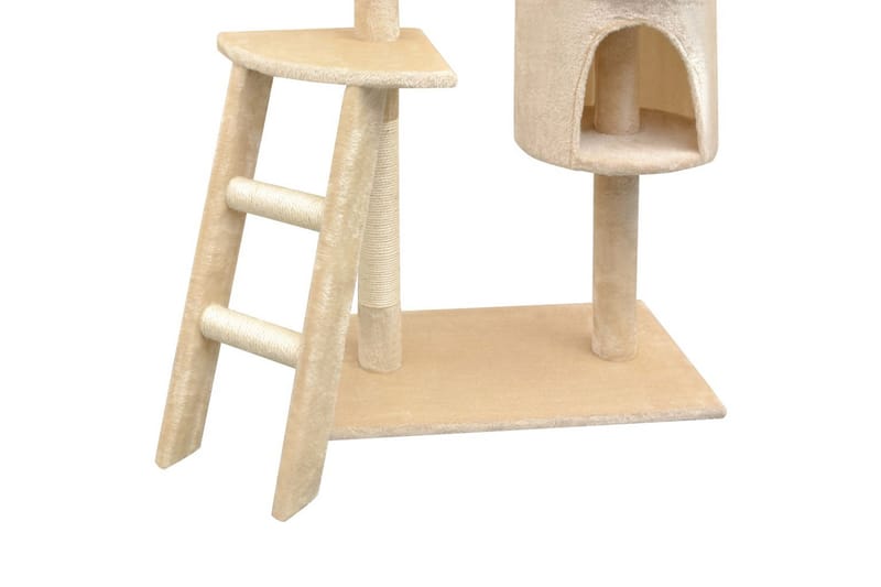 Kissan raapimispuu sisal-pylväillä 150 cm Beige - Beige - Urheilu & vapaa-aika - Eläimille - Kissa - Kissojen kalusteet