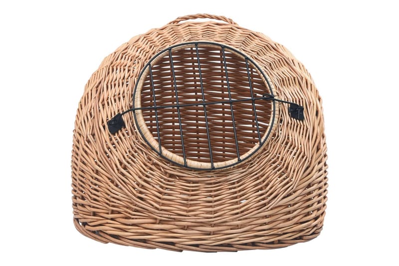 Kissan kuljetuskori 45x35x35 cm luonnollinen paju - Urheilu & vapaa-aika - Eläimille - Kissa - Kuljetuslaatikko & kantolaukku