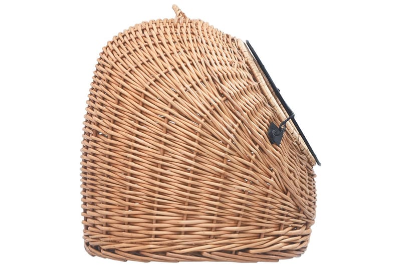 Kissan kuljetuskori 45x35x35 cm luonnollinen paju - Urheilu & vapaa-aika - Eläimille - Kissa - Kuljetuslaatikko & kantolaukku