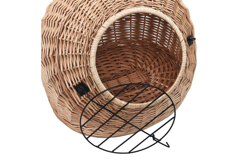 Kissan kuljetuskori 60x45x45 cm luonnollinen paju - Urheilu & vapaa-aika - Eläimille - Kissa - Kuljetuslaatikko & kantolaukku