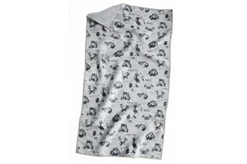 Koirapyyhe Woof - 40 x 80 cm - Urheilu & vapaa-aika - Eläimille - Koira - Koiratarvikkeet - Koiran viltti & makuualusta