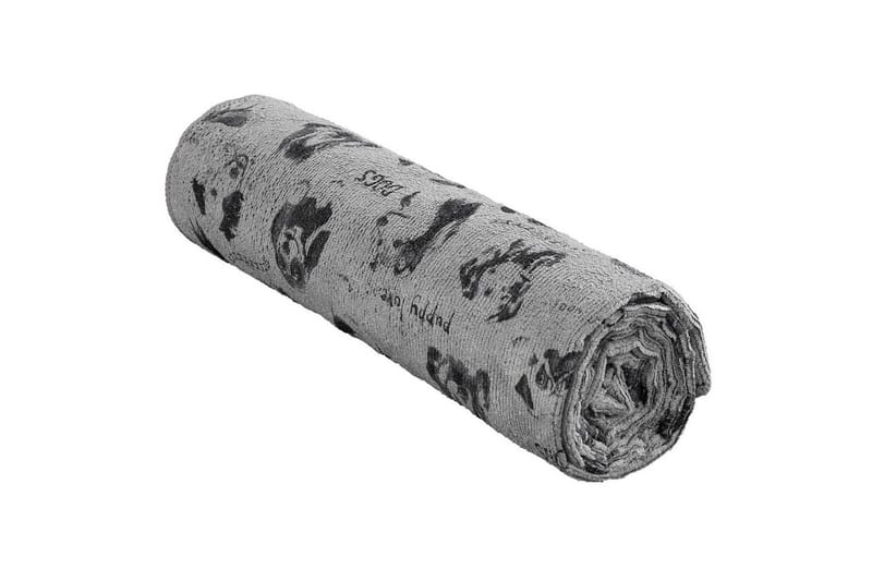 Koirapyyhe Woof Harmaa 40 x 80 cm - 40 x 80 cm - Urheilu & vapaa-aika - Eläimille - Koira - Koiratarvikkeet - Koiran viltti & makuualusta