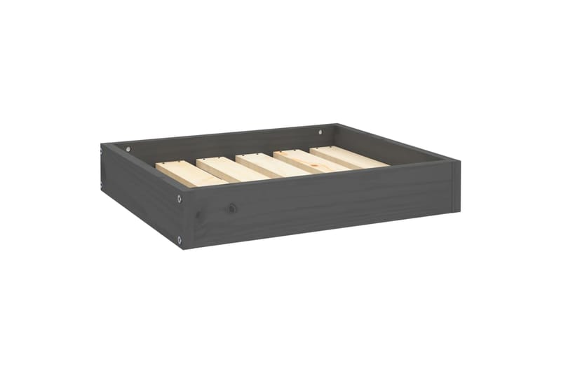 beBasic Koiransänky harmaa 51,5x44x9 cm täysi mänty - Harmaa - Urheilu & vapaa-aika - Eläimille - Koira - Koirien kalusteet - Koiran peti & koiran sänky