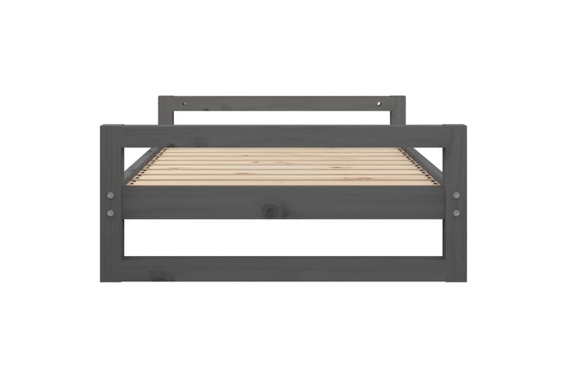 beBasic Koiransänky harmaa 95,5x65,5x28 cm täysi mänty - Harmaa - Urheilu & vapaa-aika - Eläimille - Koira - Koirien kalusteet - Koiran peti & koiran sänky
