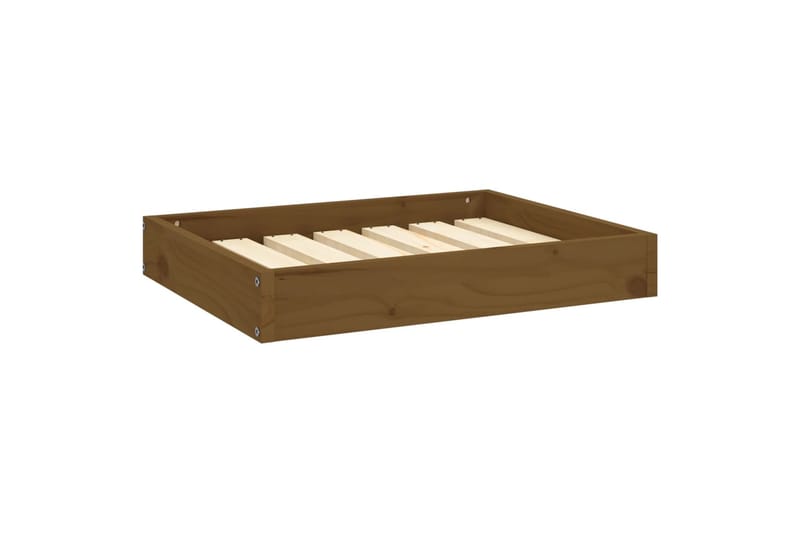 beBasic Koiransänky hunajanruskea 61,5x49x9 cm täysi mänty - Ruskea - Urheilu & vapaa-aika - Eläimille - Koira - Koirien kalusteet - Koiran peti & koiran sänky