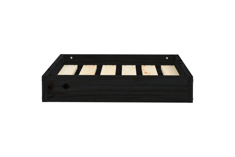 beBasic Koiransänky musta 51,5x44x9 cm täysi mänty - Musta - Urheilu & vapaa-aika - Eläimille - Koira - Koirien kalusteet - Koiran peti & koiran sänky