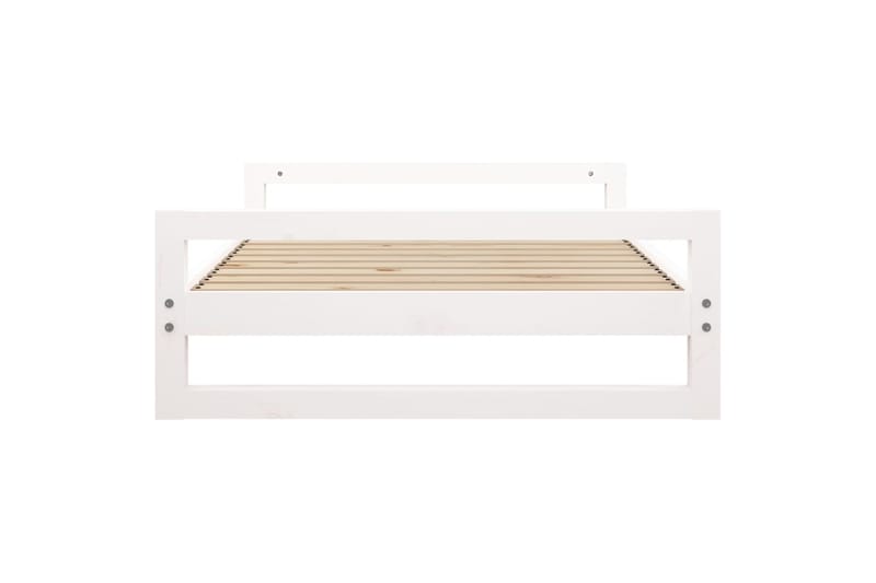 beBasic Koiransänky valkoinen 105,5x75,5x28 cm täysi mänty - Valkoinen - Urheilu & vapaa-aika - Eläimille - Koira - Koirien kalusteet - Koiran peti & koiran sänky