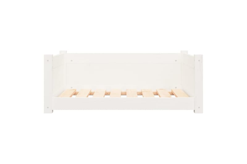 beBasic Koiransänky valkoinen 75,5x55,5x28 cm täysi mänty - Valkoinen - Urheilu & vapaa-aika - Eläimille - Koira - Koirien kalusteet - Koiran peti & koiran sänky