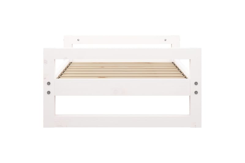 beBasic Koiransänky valkoinen 75,5x55,5x28 cm täysi mänty - Valkoinen - Urheilu & vapaa-aika - Eläimille - Koira - Koirien kalusteet - Koiran peti & koiran sänky