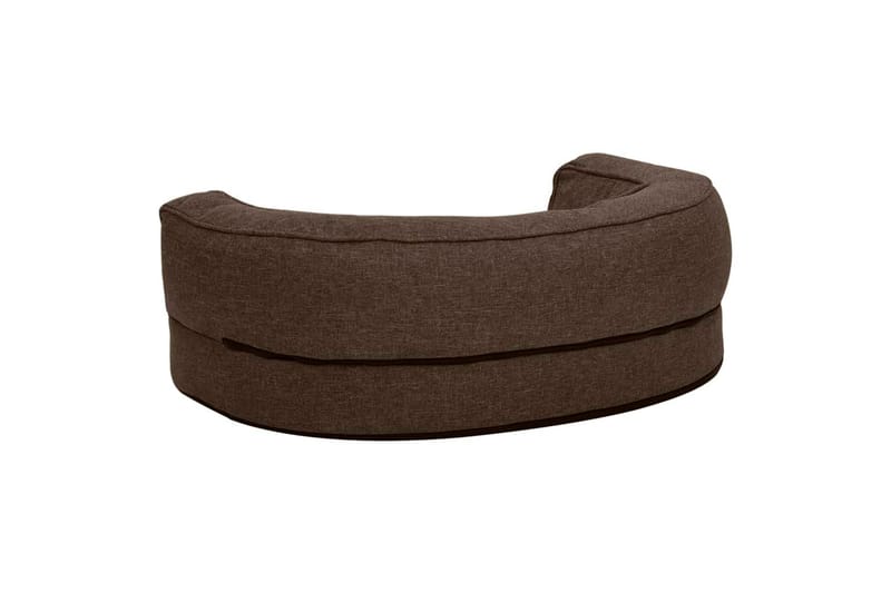 Ergonominen koiransängyn patja 60x42 cm pellavatyyli ruskea - Ruskea - Urheilu & vapaa-aika - Eläimille - Koira - Koirien kalusteet - Koiran peti & koiran sänky