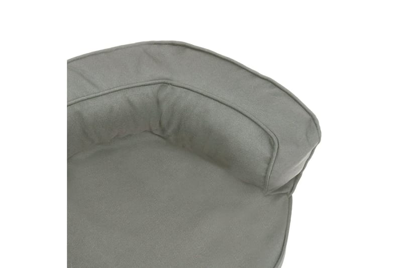 Ergonominen koiransängyn patja 60x42 cm pellavatyyli harmaa - Harmaa - Urheilu & vapaa-aika - Eläimille - Koira - Koirien kalusteet - Koiran peti & koiran sänky