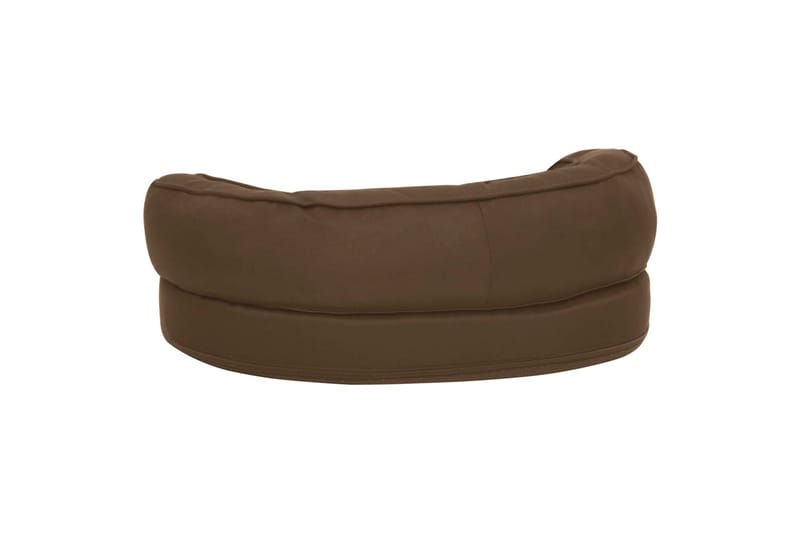 Ergonominen koiransängyn patja 60x42 cm pellavatyyli ruskea - Ruskea - Urheilu & vapaa-aika - Eläimille - Koira - Koirien kalusteet - Koiran peti & koiran sänky