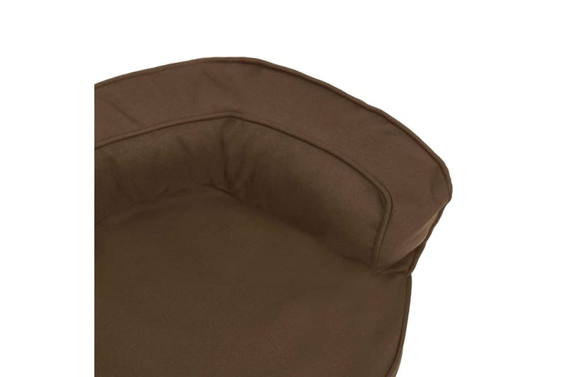 Ergonominen koiransängyn patja 60x42 cm pellavatyyli ruskea - Ruskea - Urheilu & vapaa-aika - Eläimille - Koira - Koirien kalusteet - Koiran peti & koiran sänky