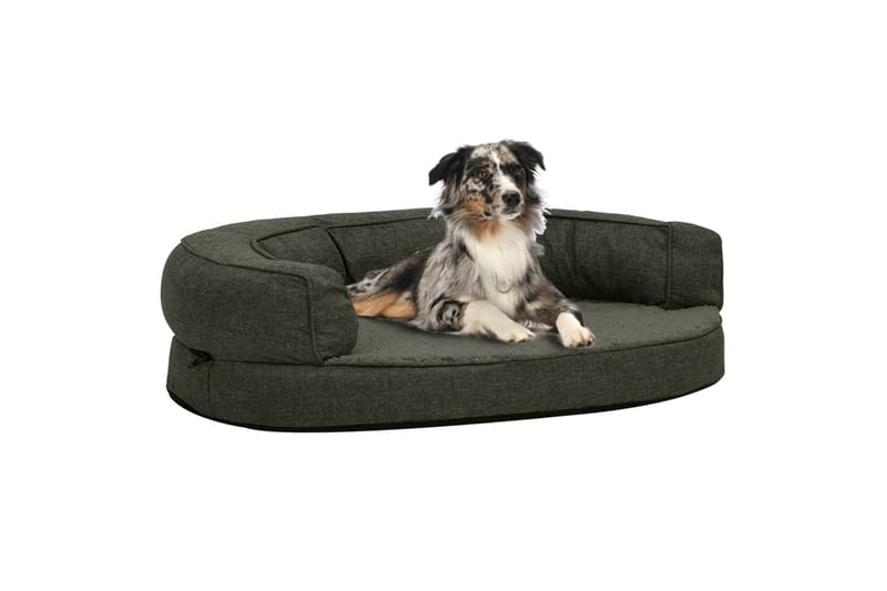 Ergonominen koiransängyn patja 75x53 cm - Harmaa - Urheilu & vapaa-aika - Eläimille - Koira - Koirien kalusteet - Koiran peti & koiran sänky