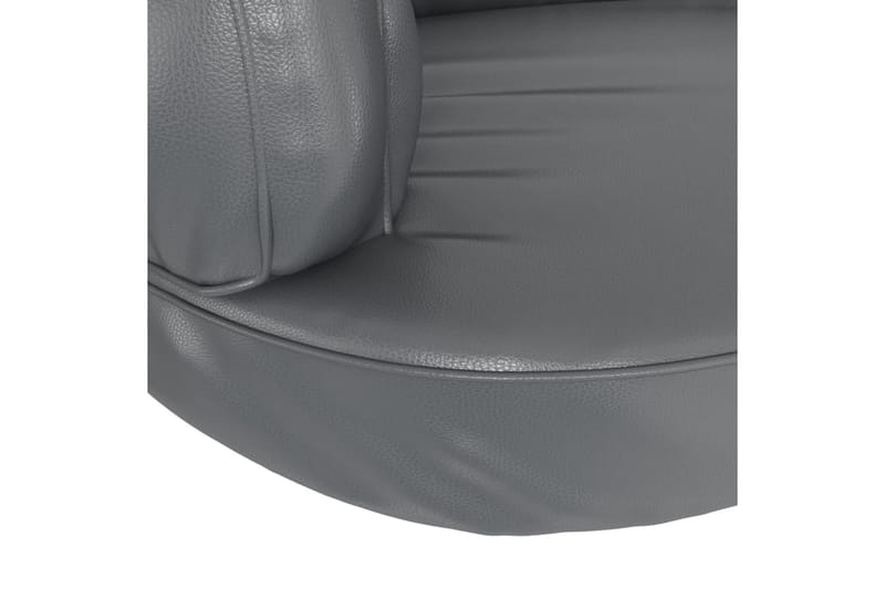Ergonominen vaahtomuovi koiransänky harmaa 88x65 cm keinonah - Harmaa - Urheilu & vapaa-aika - Eläimille - Koira - Koirien kalusteet - Koiran peti & koiran sänky