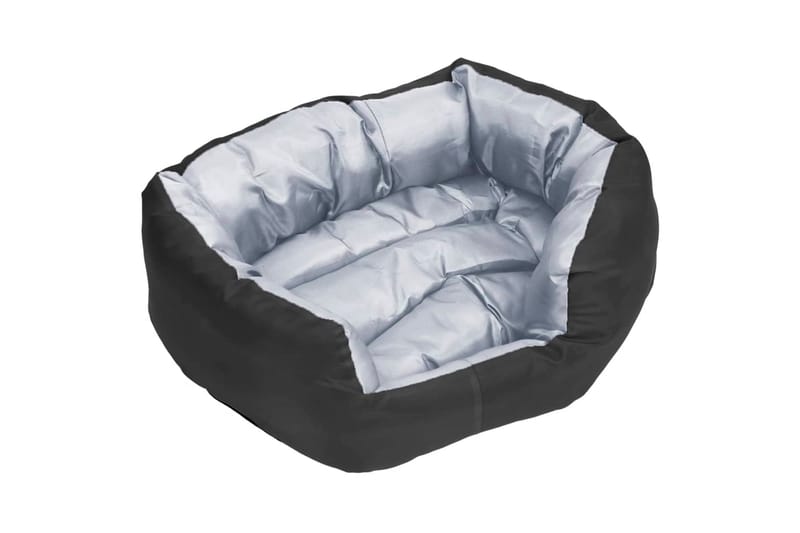 Kaksipuolinen pestävä koiran tyyny  65x50x20 cm - Harmaa - Urheilu & vapaa-aika - Eläimille - Koira - Koirien kalusteet - Koiran peti & koiran sänky