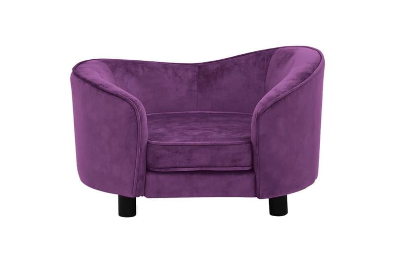 Koiran sohva viininpunainen 69x49x40 cm plyysi - Purppura - Urheilu & vapaa-aika - Eläimille - Koira - Koirien kalusteet - Koiran peti & koiran sänky