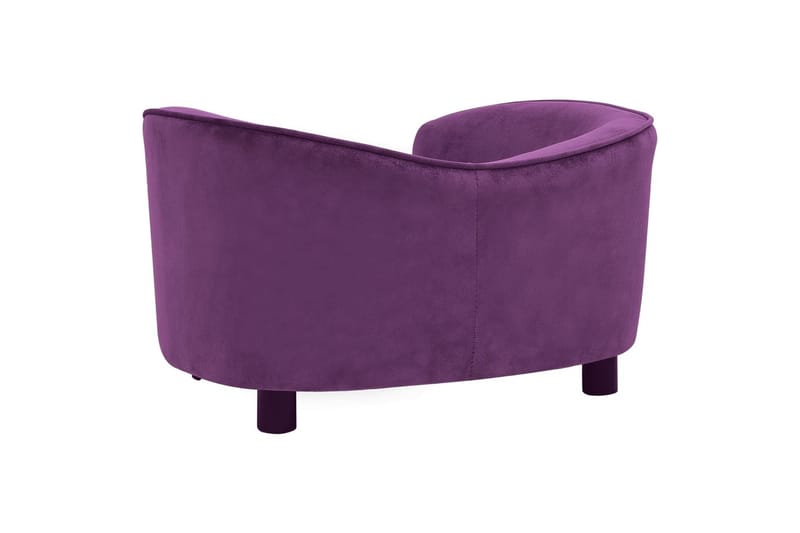 Koiran sohva viininpunainen 69x49x40 cm plyysi - Purppura - Urheilu & vapaa-aika - Eläimille - Koira - Koirien kalusteet - Koiran peti & koiran sänky