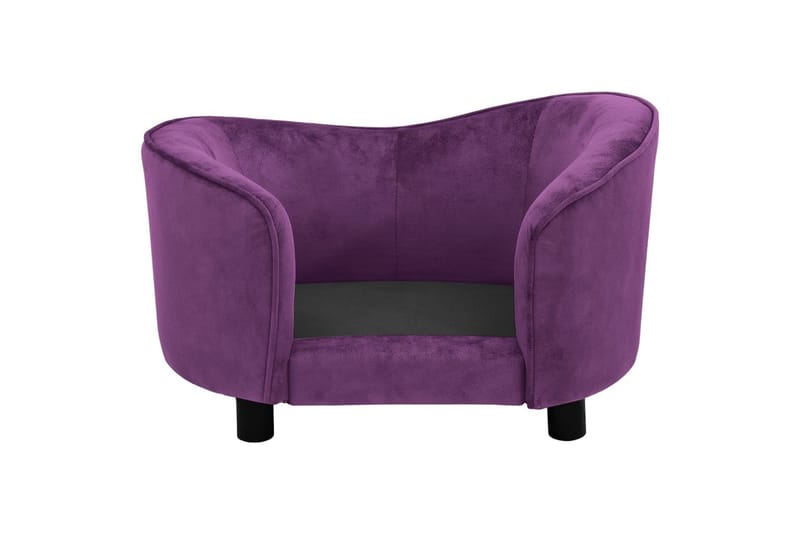 Koiran sohva viininpunainen 69x49x40 cm plyysi - Purppura - Urheilu & vapaa-aika - Eläimille - Koira - Koirien kalusteet - Koiran peti & koiran sänky