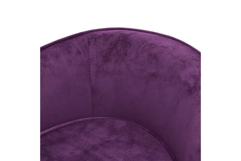 Koiran sohva viininpunainen 69x49x40 cm plyysi - Purppura - Urheilu & vapaa-aika - Eläimille - Koira - Koirien kalusteet - Koiran peti & koiran sänky