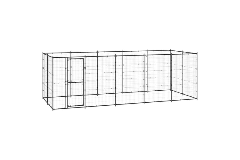 Koiran ulkohäkki teräs 12,1 m² - Urheilu & vapaa-aika - Eläimille - Koira - Koirien kalusteet