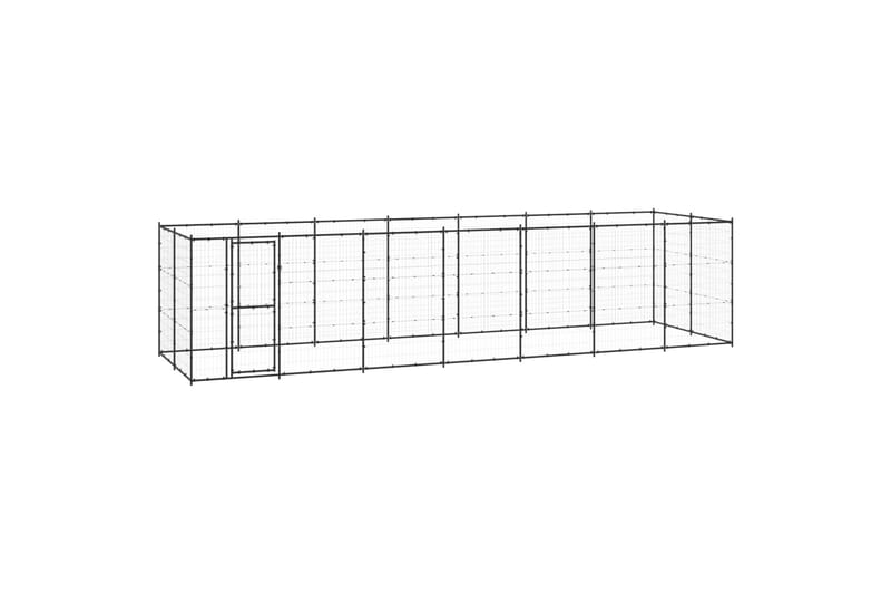 Koiran ulkohäkki teräs 16,94 m² - Urheilu & vapaa-aika - Eläimille - Koira - Koirien kalusteet