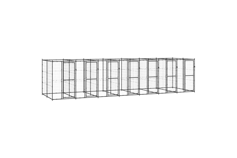 Koiran ulkohäkki teräs 16,94 m² - Urheilu & vapaa-aika - Eläimille - Koira - Koirien kalusteet