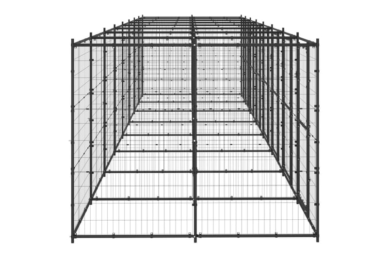 Koiran ulkohäkki teräs 19,36 m² - Urheilu & vapaa-aika - Eläimille - Koira - Koirien kalusteet
