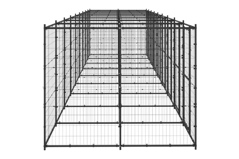Koiran ulkohäkki teräs 21,78 m² - Urheilu & vapaa-aika - Eläimille - Koira - Koirien kalusteet