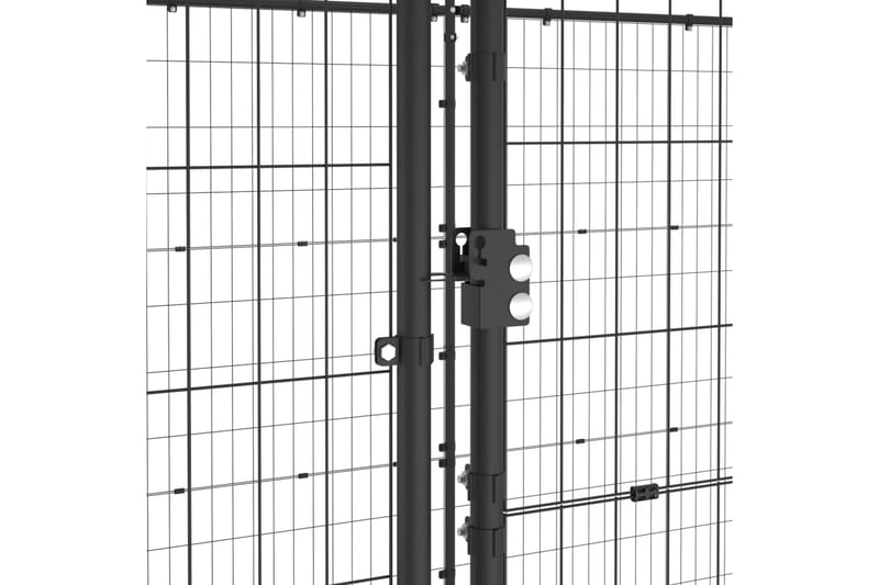 Koiran ulkohäkki teräs 26,62 m² - Urheilu & vapaa-aika - Eläimille - Koira - Koirien kalusteet