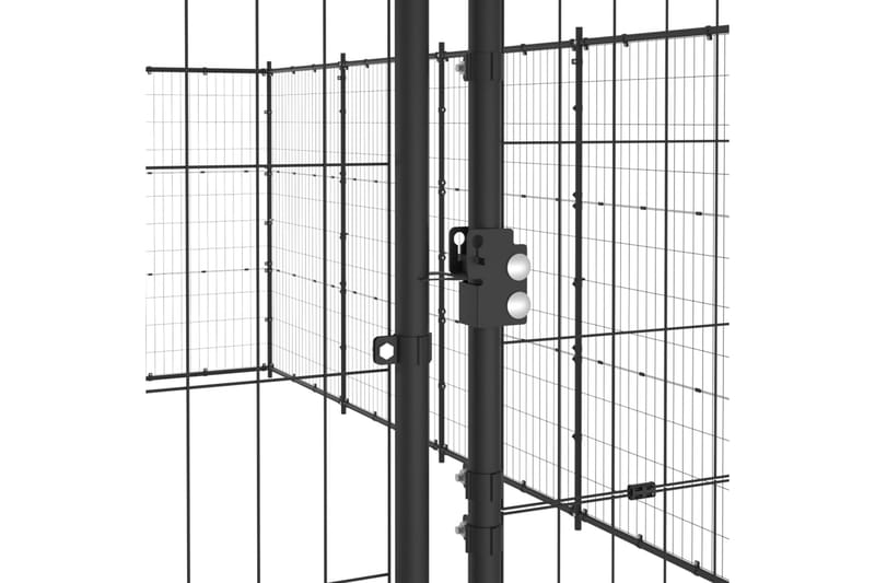 Koiran ulkohäkki teräs 36,3 m² - Urheilu & vapaa-aika - Eläimille - Koira - Koirien kalusteet