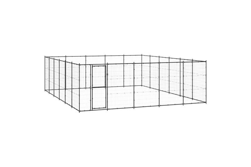 Koiran ulkohäkki teräs 36,3 m² - Urheilu & vapaa-aika - Eläimille - Koira - Koirien kalusteet