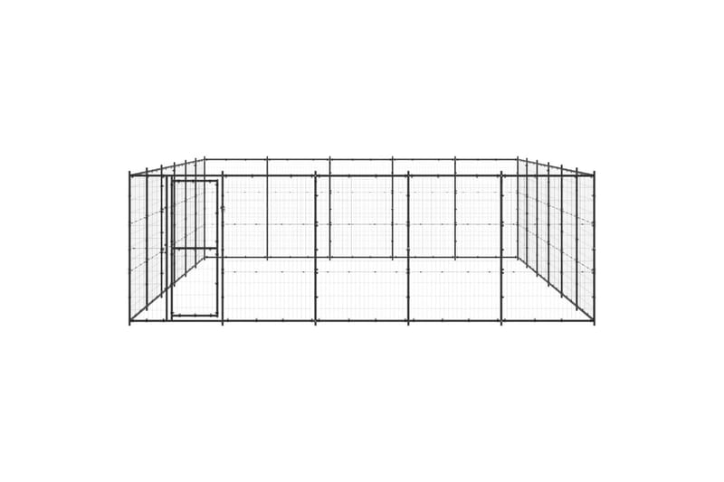 Koiran ulkohäkki teräs 36,3 m² - Urheilu & vapaa-aika - Eläimille - Koira - Koirien kalusteet