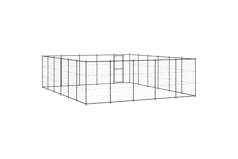 Koiran ulkohäkki teräs 36,3 m² - Urheilu & vapaa-aika - Eläimille - Koira - Koirien kalusteet