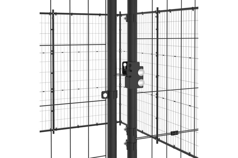 Koiran ulkohäkki teräs 53,24 m² - Urheilu & vapaa-aika - Eläimille - Koira - Koirien kalusteet