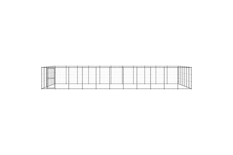 Koiran ulkohäkki teräs 79,86 m² - Urheilu & vapaa-aika - Eläimille - Koira - Koirien kalusteet