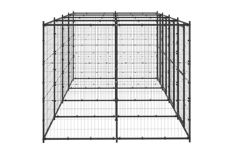 Koiran ulkohäkki teräs 9,68 m² - Urheilu & vapaa-aika - Eläimille - Koira - Koirien kalusteet