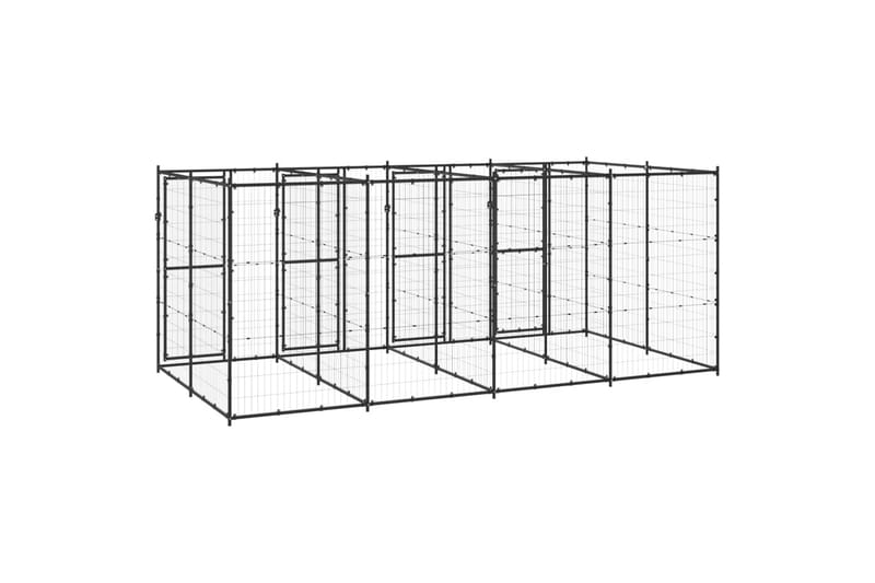 Koiran ulkohäkki teräs 9,68 m² - Urheilu & vapaa-aika - Eläimille - Koira - Koirien kalusteet