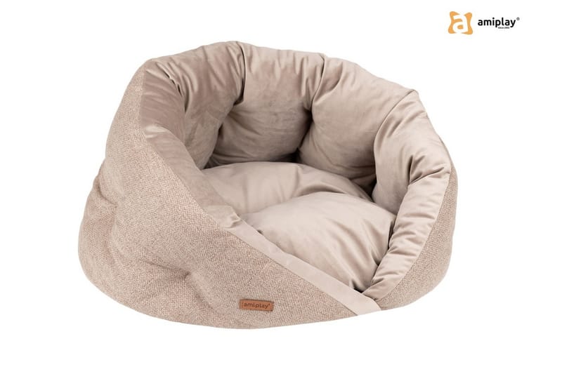 Koiranpeti Siena 50x50x35cm Beige - Amiplay - Urheilu & vapaa-aika - Eläimille - Koira - Koirien kalusteet - Koiran peti & koiran sänky