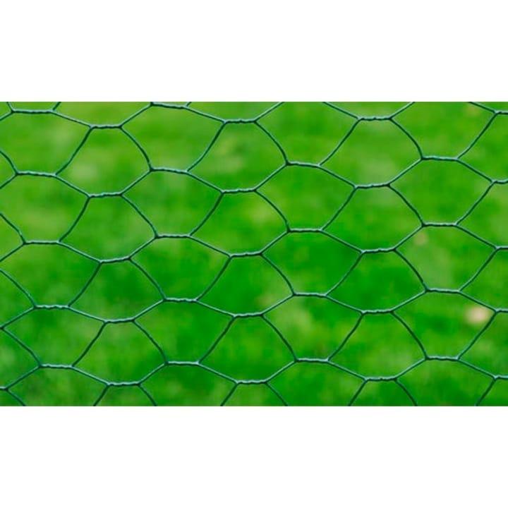Kanaverkko galvanoitu PVC pinnoitteella 25x1 m vihreä - Vihreä - Kanakoppi - Kanala