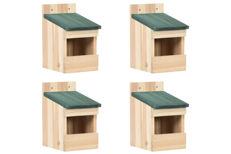 Linnunpöntöt 4 kpl 12x16x20 cm kuusi - Urheilu & vapaa-aika - Eläimille - Lintu - Linnunpönttö