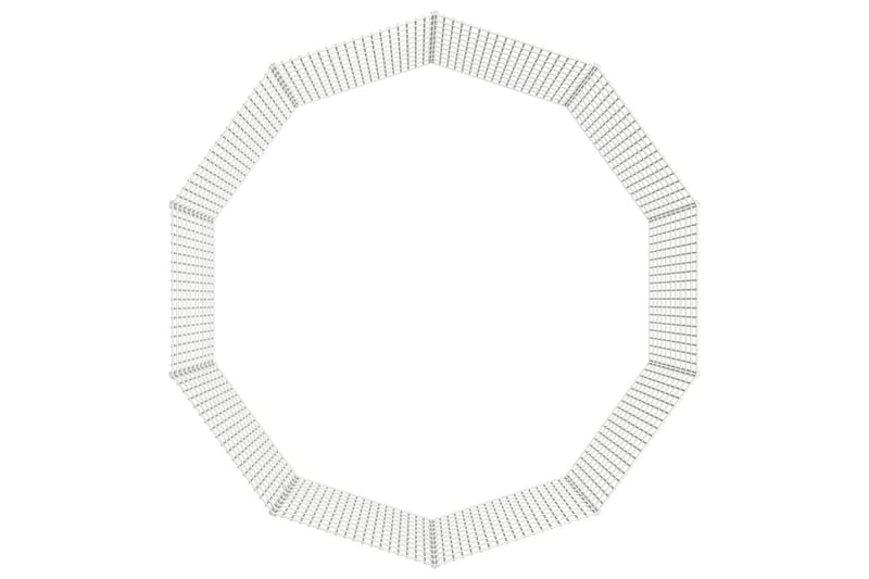 10-paneelinen kanihäkki 54x100 cm galvanoitu rauta - Hopea - Urheilu & vapaa-aika - Eläimille - Pieneläimet - Pieneläimen häkki - Kanin häkki & kaninkoppi